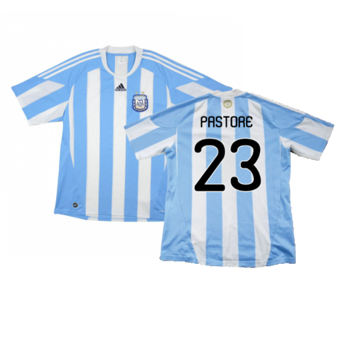 Argentina 2010-11 Home Shirt (Excellent) (Pastore 23)