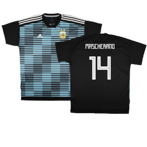 Argentina 2018-19 Adidas Pre-Match Shirt (XL) (Mint) (Mascherano 14)_0