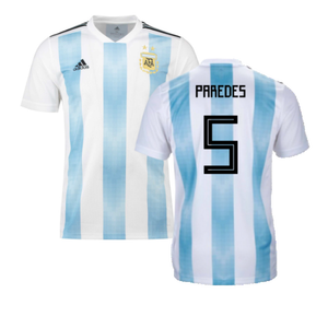 Argentina 2018-19 Home Shirt (XL) (Excellent) (Paredes 5)_0