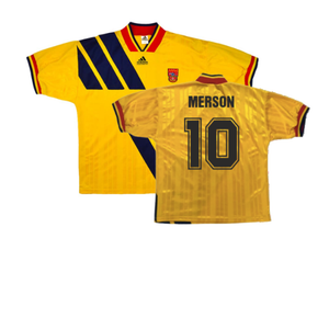 Arsenal 1993-94 Away Shirt (Excellent) (Merson 10)_0