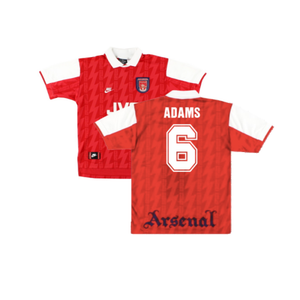 Arsenal 1994-96 Home Shirt (Excellent) (Adams 6)_0