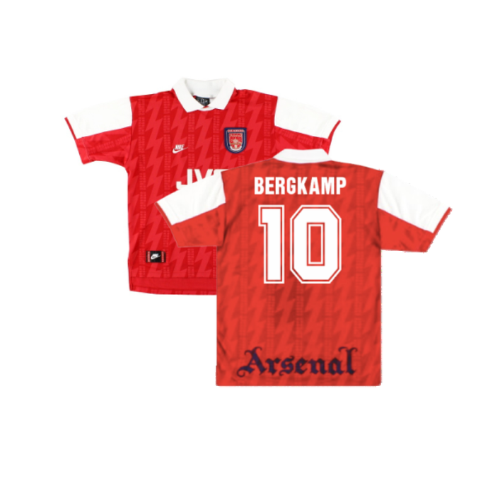 Arsenal 1994-96 Home Shirt (Excellent) (Bergkamp 10)