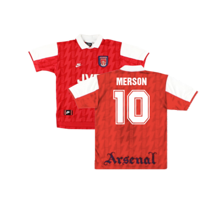 Arsenal 1994-96 Home Shirt (Excellent) (Merson 10)