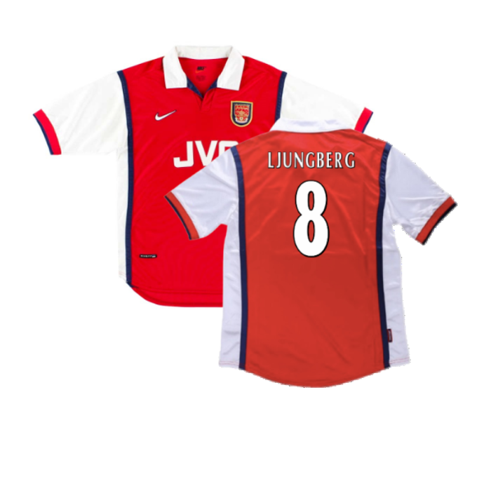 Arsenal 1998-99 Home Shirt (S) (Very Good) (Overmars 11)