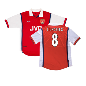 Arsenal 1998-99 Home Shirt (2XL) (Good) (Ljungberg 8)_0