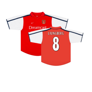 Arsenal 2000-02 Home Shirt (S) (Very Good) (Ljungberg 8)_0