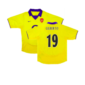 Arsenal 2003-05 Away Shirt (XL) (Good) (Gilberto 19)_0