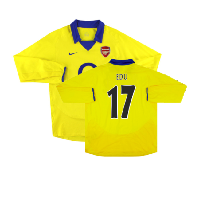 Arsenal 2003-05 Long Sleeve Away Shirt (Excellent) (Edu 17)