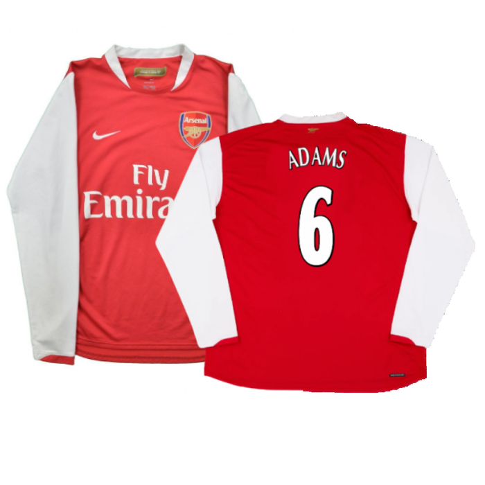 Arsenal 2006-07 Long Sleeve Home Shirt (XXL) (Excellent) (Adams 6)