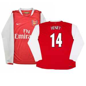 Arsenal 2006-07 Long Sleeve Home Shirt (XXL) (Excellent) (Henry 14)_0