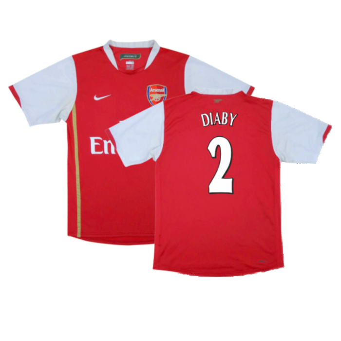 Arsenal 2006-08 Home Shirt (XL) (Excellent) (Diaby 2)