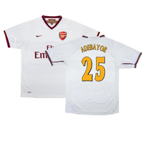 Arsenal 2007-08 Away Shirt (XL) (Excellent) (Adebayor 25)_0