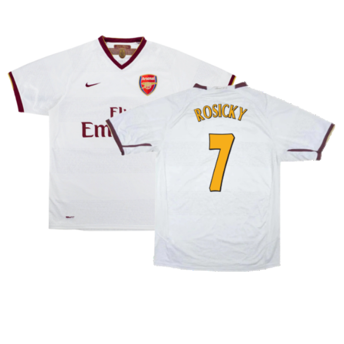 Arsenal 2007-08 Away Shirt (XL) (Excellent) (Rosicky 7)