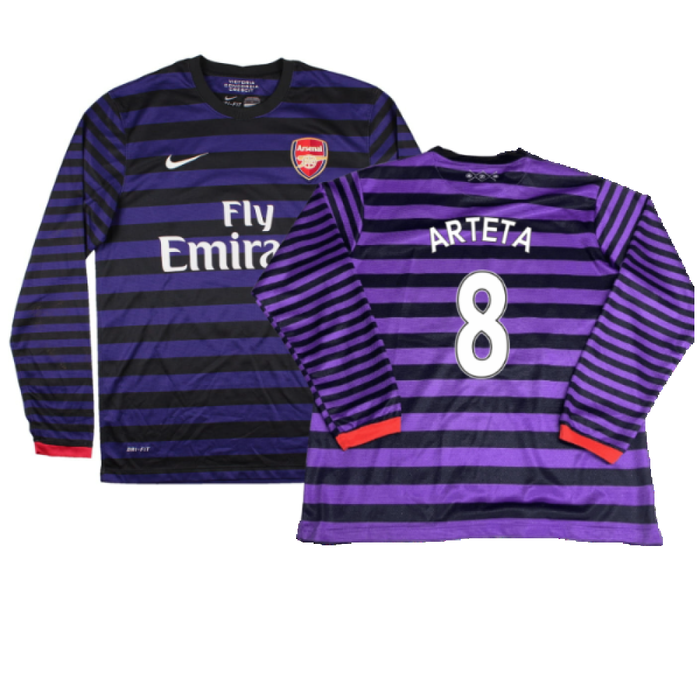 Arsenal 2012-13 Away Long Sleeve Shirt (M) (Good) (Arteta 8)