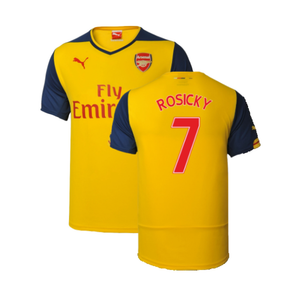 Arsenal 2014-15 Away Shirt (M) (Excellent) (Rosicky 7)_0