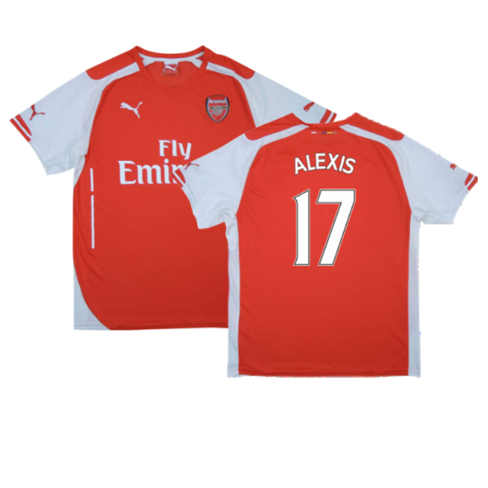 Arsenal 2014-15 Home Shirt (M) (Mint) (Alexis 17)