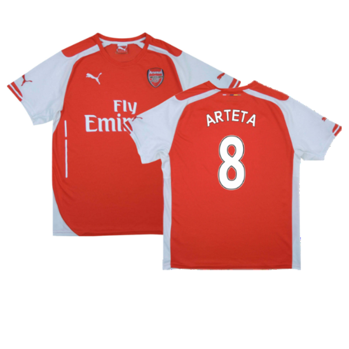 Arsenal 2014-15 Home Shirt (XS) (Mint) (Arteta 8)