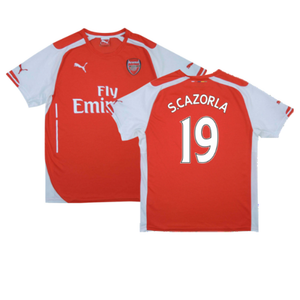 Arsenal 2014-15 Home Shirt (M) (Mint) (S.Cazorla 19)_0