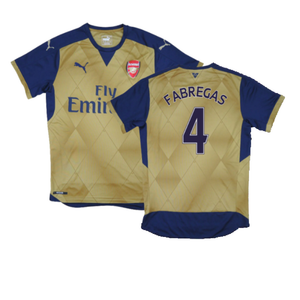 Arsenal 2015-16 Away Shirt (XL) (Fair) (Fabregas 4)_0