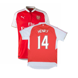 Arsenal 2015-16 Home Shirt (M) (HENRY 14) (Very Good)_0