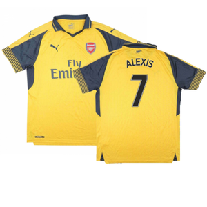 Arsenal 2016-17 Away Shirt (M) (Very Good) (Alexis 7)_0