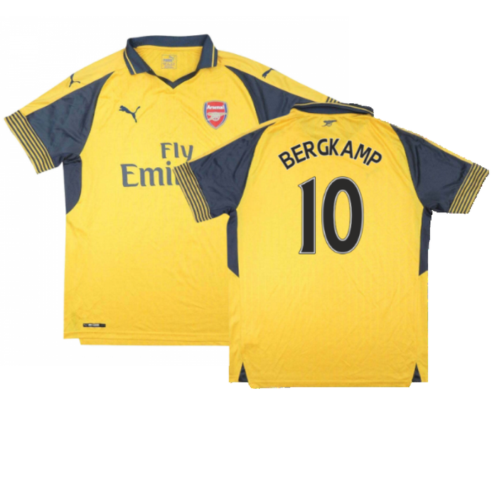 Arsenal 2016-17 Away Shirt (S) (Very Good) (BERGKAMP 10)