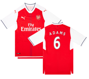 Arsenal 2016-17 Home Shirt (L) (ADAMS 6) (Excellent)_0