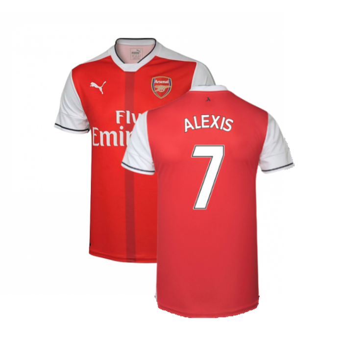 Arsenal 2016-17 Home Shirt (M) (Very Good) (Alexis 7)