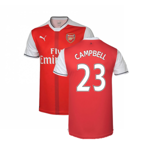 Arsenal 2016-17 Home Shirt (Very Good) (CAMPBELL 23)_0