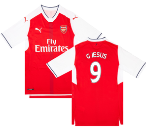 Arsenal 2016-17 Home Shirt (L) (G JESUS 9) (Excellent)_0