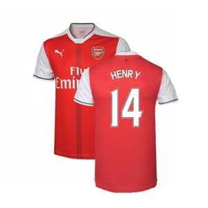 Arsenal 2016-17 Home Shirt (L) (Excellent) (Henry 14)_0