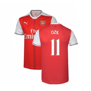 Arsenal 2016-17 Home Shirt (M) (Excellent) (Ozil 11)_0