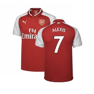 Arsenal 2017-18 Home Shirt (M) (Excellent) (Alexis 7)_0