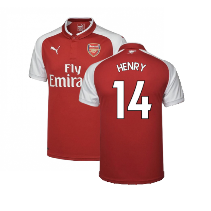 Arsenal 2017-18 Home Shirt (XL) (Very Good) (Henry 14)