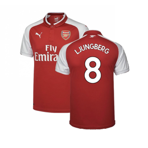 Arsenal 2017-18 Home Shirt (XS) (Very Good) (Ljungberg 8)_0