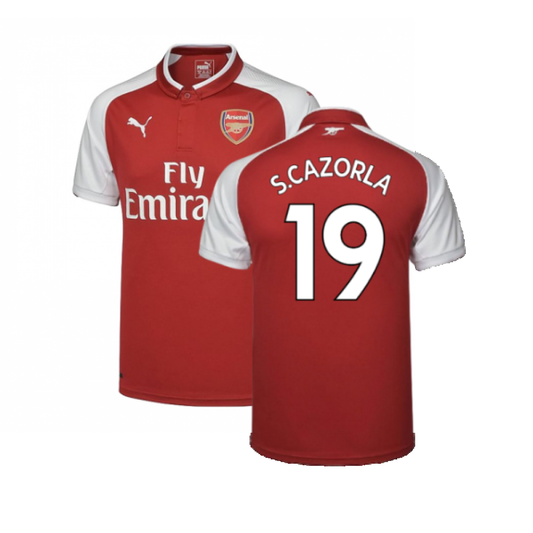 Arsenal 2017-18 Home Shirt (Excellent) (S.Cazorla 19)_0