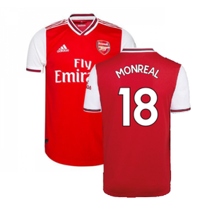 Arsenal 2019-20 Home Shirt (M) (Excellent) (MONREAL 18)_0