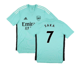 Arsenal 2021-2022 Adidas Training Shirt (XS) (SAKA 7) (Excellent)_0