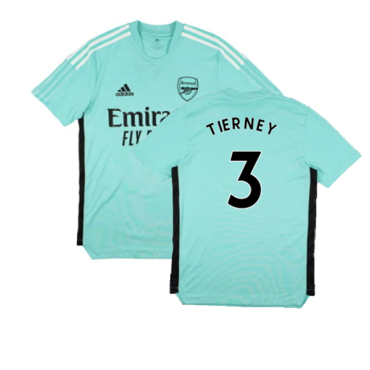 Arsenal 2021-2022 Adidas Training Shirt (XS) (TIERNEY 3) (Excellent)_0
