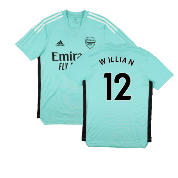 Arsenal 2021-2022 Adidas Training Shirt (XS) (WILLIAN 12) (Excellent)