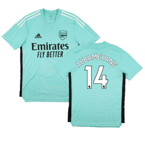 Arsenal 2021-22 Adidas Training Shirt (S) (AUBAMEYANG 14) (Excellent)_0