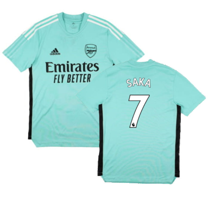 Arsenal 2021-22 Adidas Training Shirt (S) (SAKA 7) (Excellent)