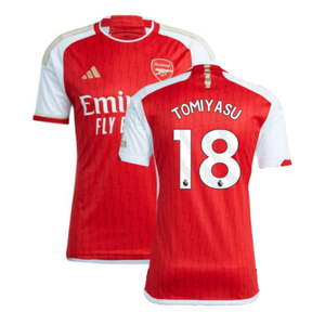 Arsenal 2023-24 Home Shirt (XXLB) (Tomiyasu 18) (Excellent)_0