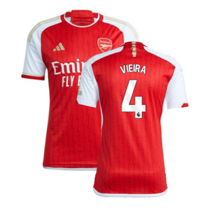 Arsenal 2023-24 Home Shirt (XXLB) (Vieira 4) (Excellent)_0