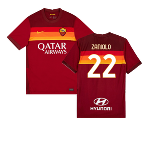 AS Roma 2020-21 Home Shirt (L) (ZANIOLO 22) (BNWT)_0