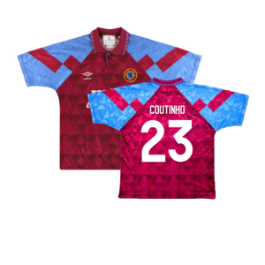 Aston Villa 1990-92 Home Shirt (Good) (Coutinho 23)_0