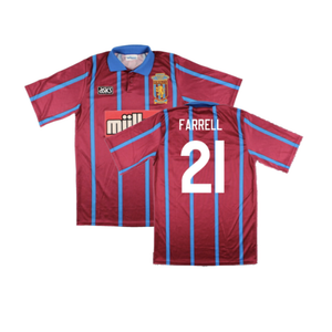 Aston Villa 1993-95 Home (XL) (Excellent) (Farrell 21)_0