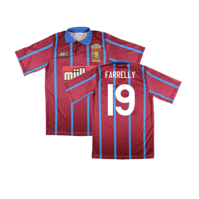 Aston Villa 1993-95 Home (XL) (Excellent) (Farrelly 19)