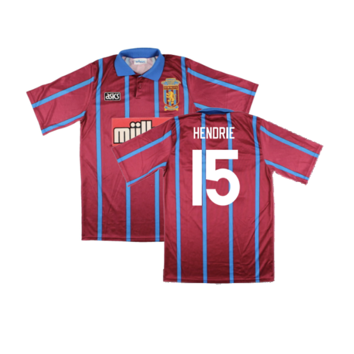 Aston Villa 1993-95 Home (XL) (Excellent) (Hendrie 15)