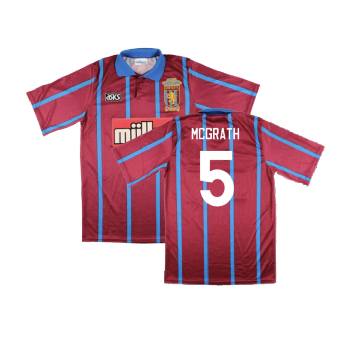 Aston Villa 1993-95 Home (XL) (Excellent) (McGrath 5)